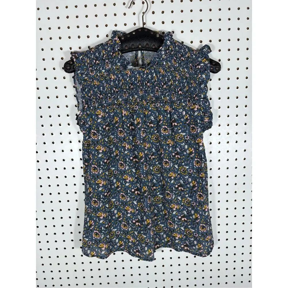 Boden ruffle trim sleeveless Blouse Size 4